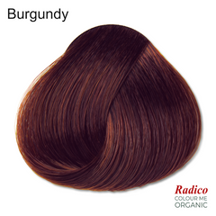 Burgundy Organic Hair Color sample.
