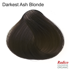 Darkest Ash Blonde Organic Hair Color Sample.