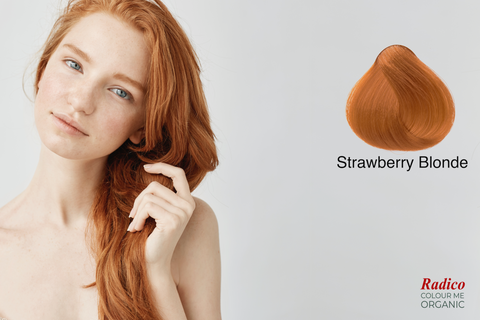 Get a Natural-Looking Strawberry Blonde with 100% Organic Hair Dye – Radico  USA