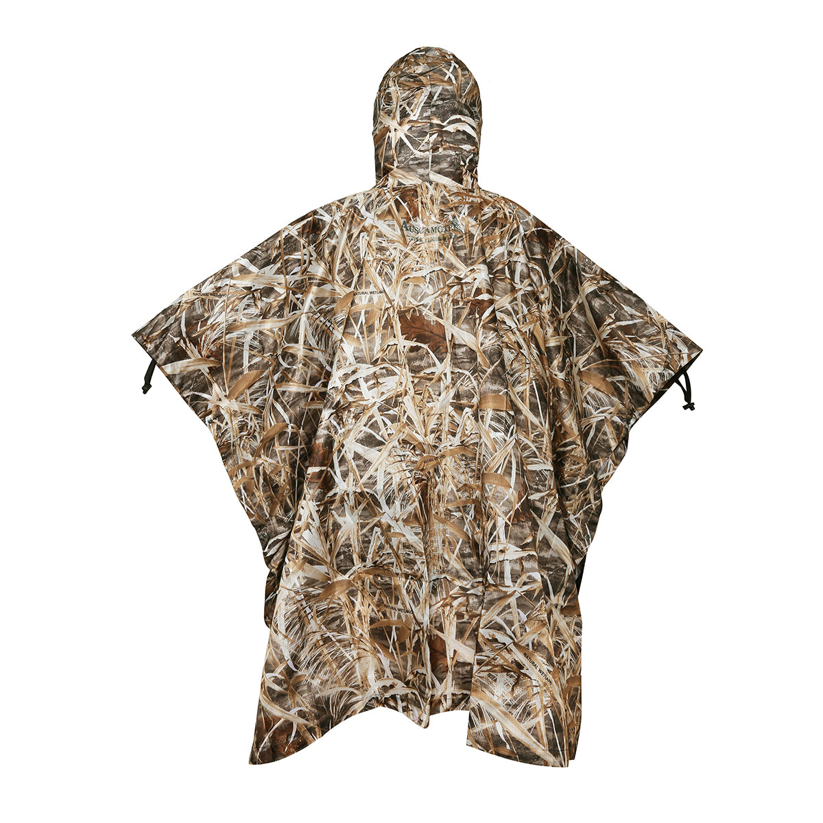 Auscamotek Camouflage Rain Poncho Hooded Waterproof Camo Raincoat with ...