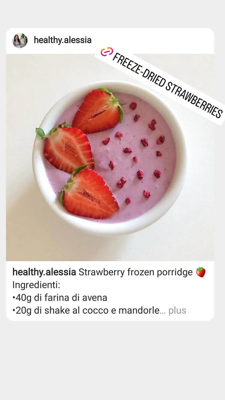 Harctic Superfoods fraises lyophilisées