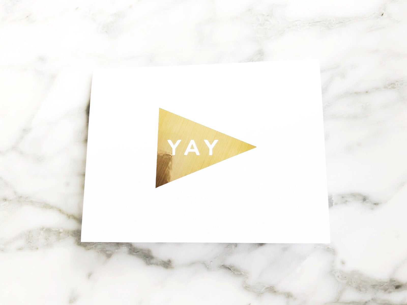 Congratulations Card with Copper Foil Yay Congratulations Congratulations Card with Copper Foil Yay Congratulations