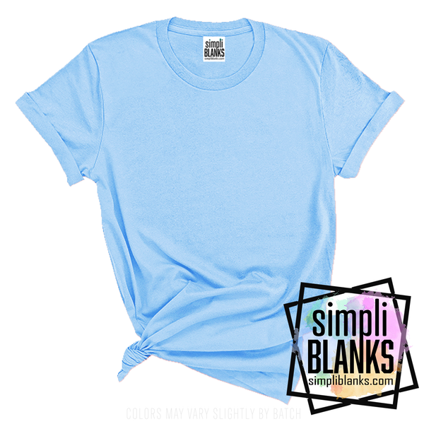 SS- BABY BLUE UNISEX SHIRT – Simpli Blanks