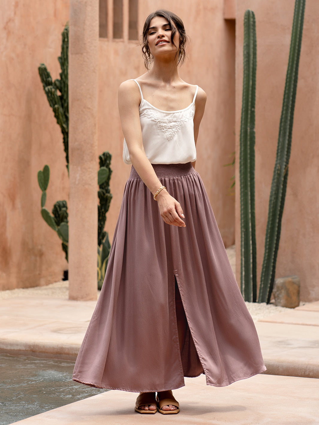 Samara Ecovero™ Skirt Plum