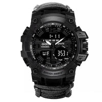 LED Military Watch with compass 30M Men Waterproof, Sport,  Electronic Digital Display