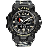 Digital Watches 50M Waterproof, Alarm, Dual Display Wristwatch Quartz Military Watch Sport New 2021