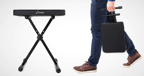 adjustable X-style high-density piano bench