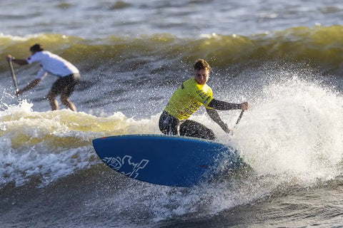 Koen Proost on his SUP board