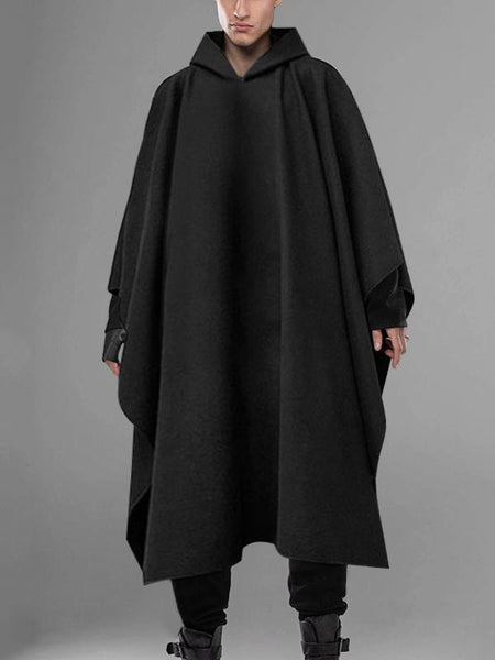 Mens Gothic Baggy Hooded Poncho Long Cloak SKUF51096 – INCERUNMEN