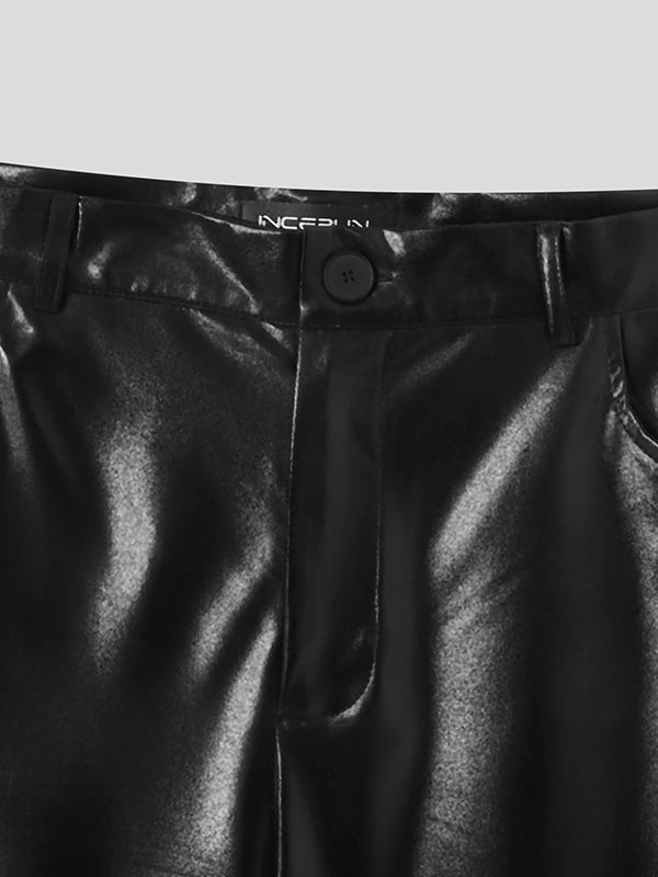 Mens Sexy Skinny PU Leather Pants SKUI84286 – INCERUN
