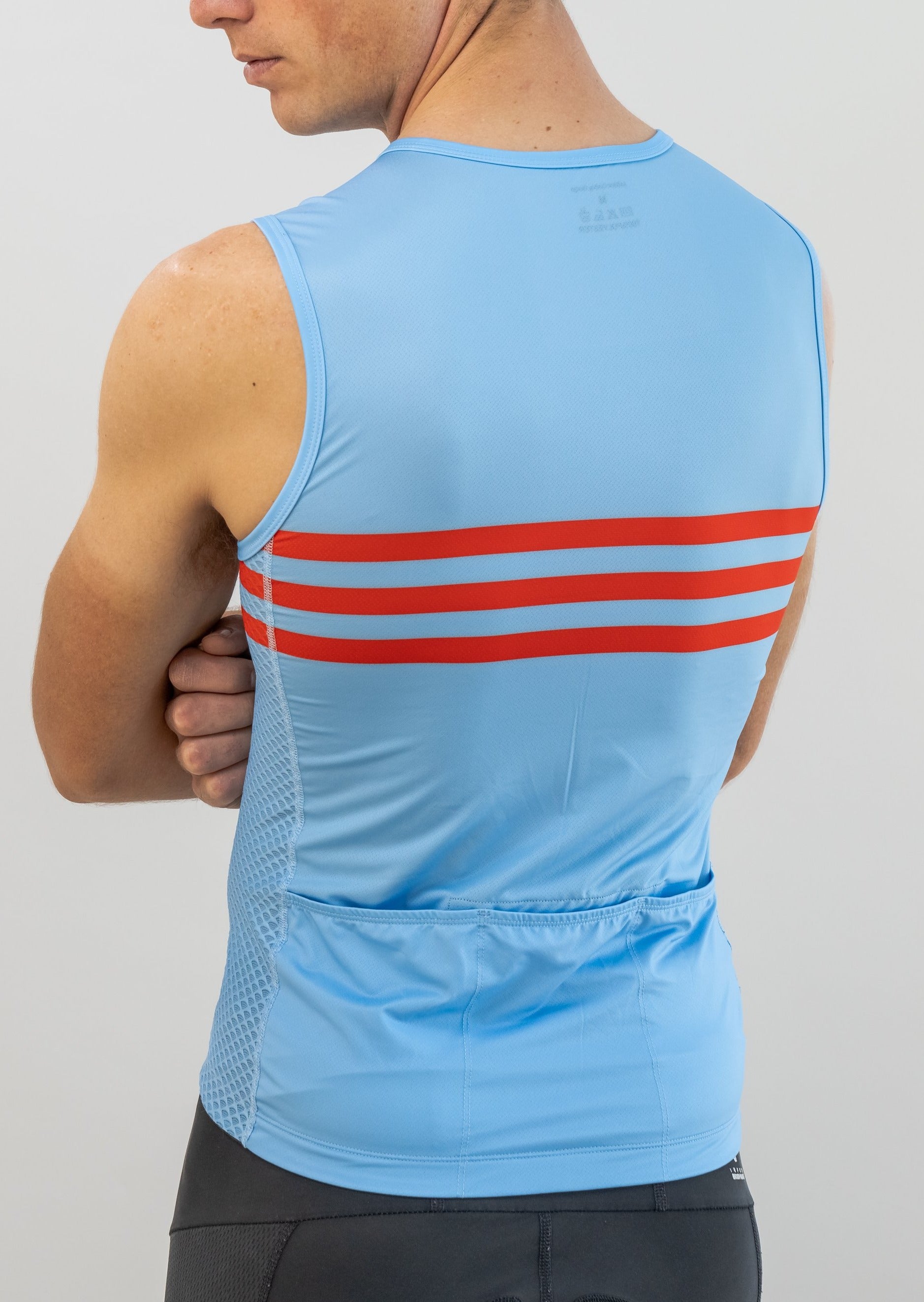 mens sleeveless cycling jersey