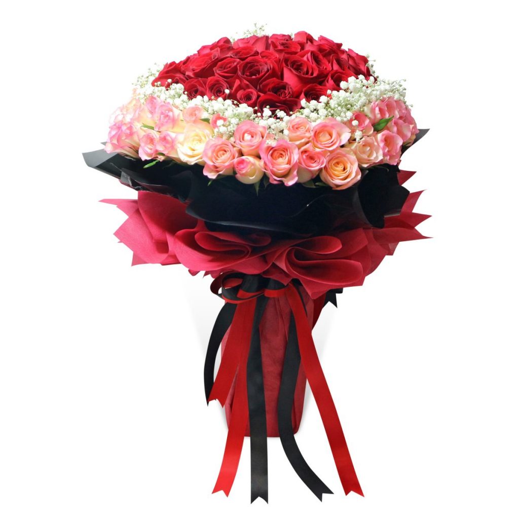 heart shape bouquet