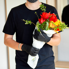 man-deliver-bouquet-of-flowers