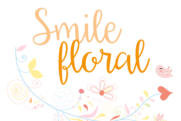 smile floral logo