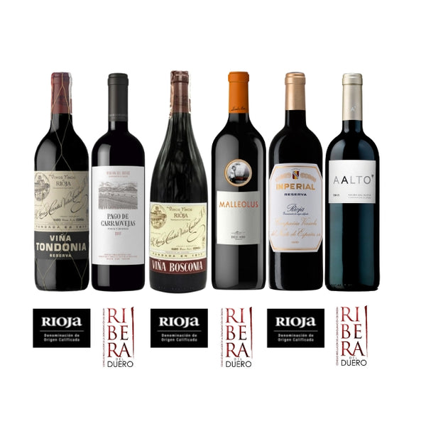 spanish red wine curated case