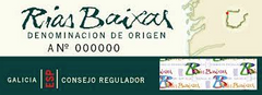 rias baixas wine label