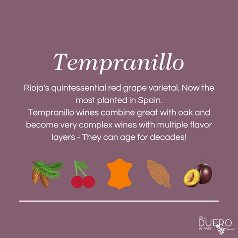 tempranillo grape spanish wine aroma flavor 