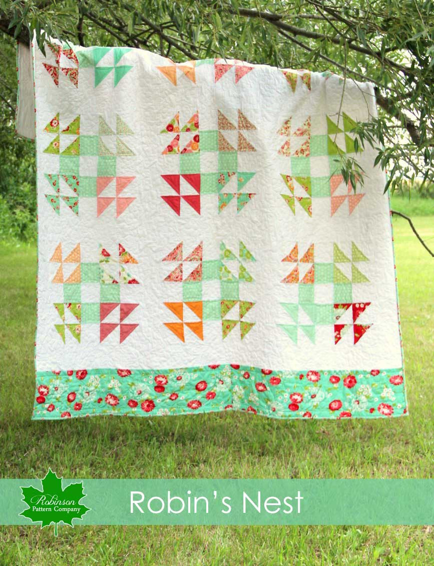 Robin's Nest Quilt Pattern - Printed Instructions