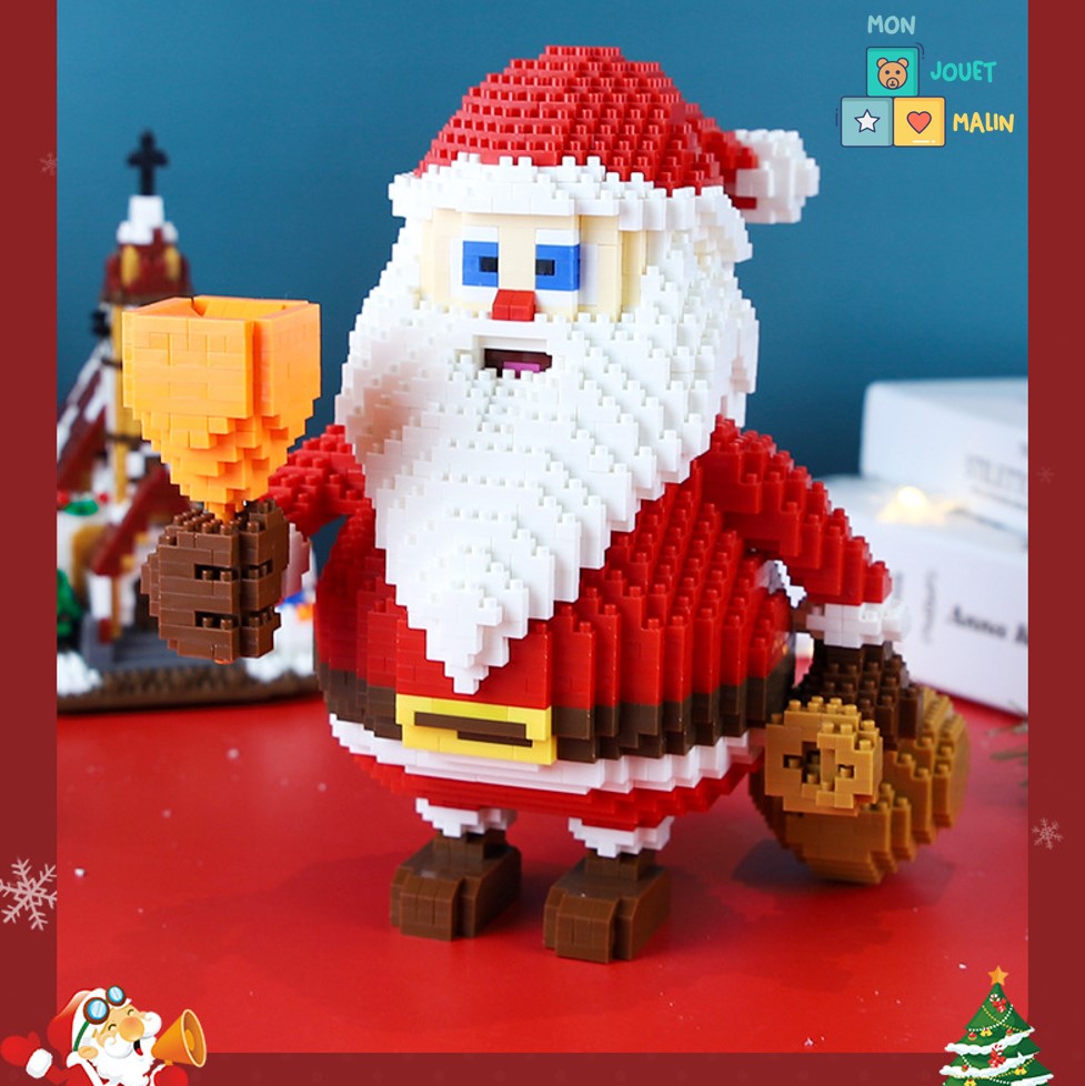 Lego Noël | Le Père Noël en Nanoblock – Mon jouet malin