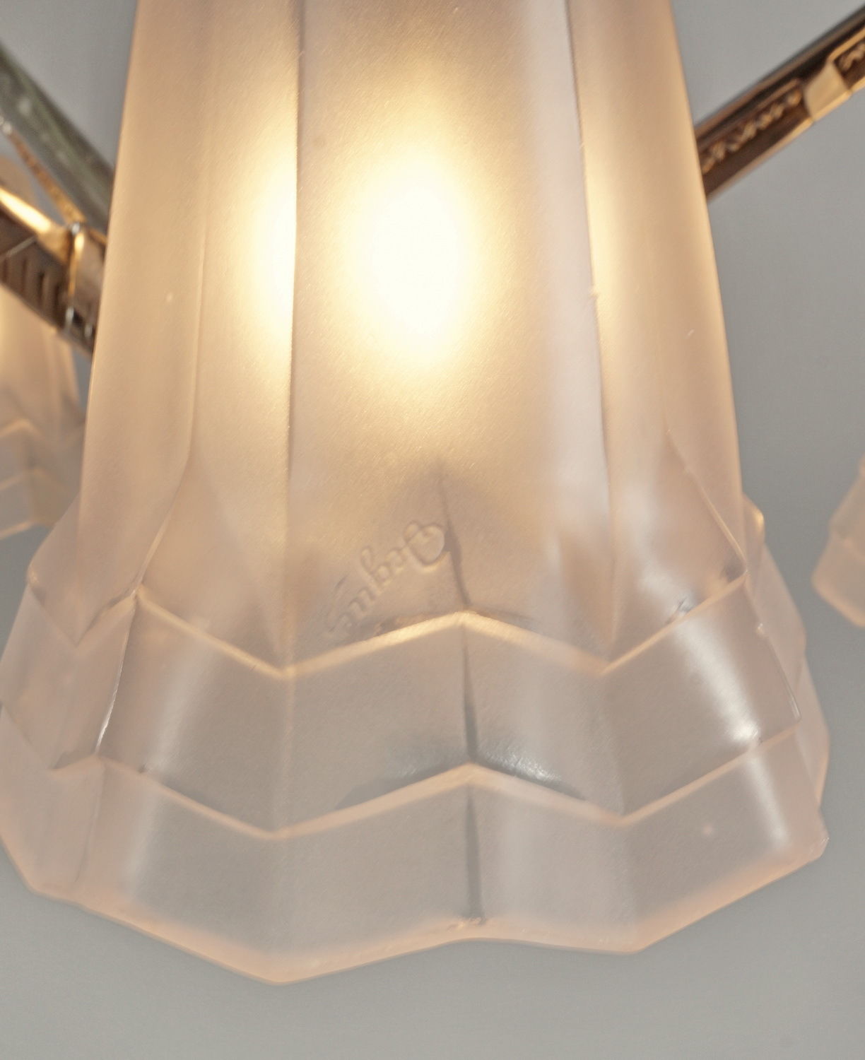 ドュゲ（Degue）5灯シャンデリア　アンティーク照明・ランプ