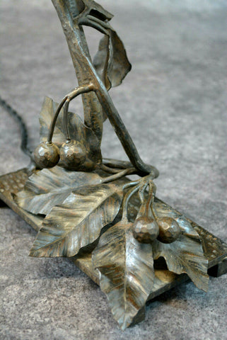 ドーム兄弟（ドームナンシー ）アートガラス枯葉のテーブルランプ4