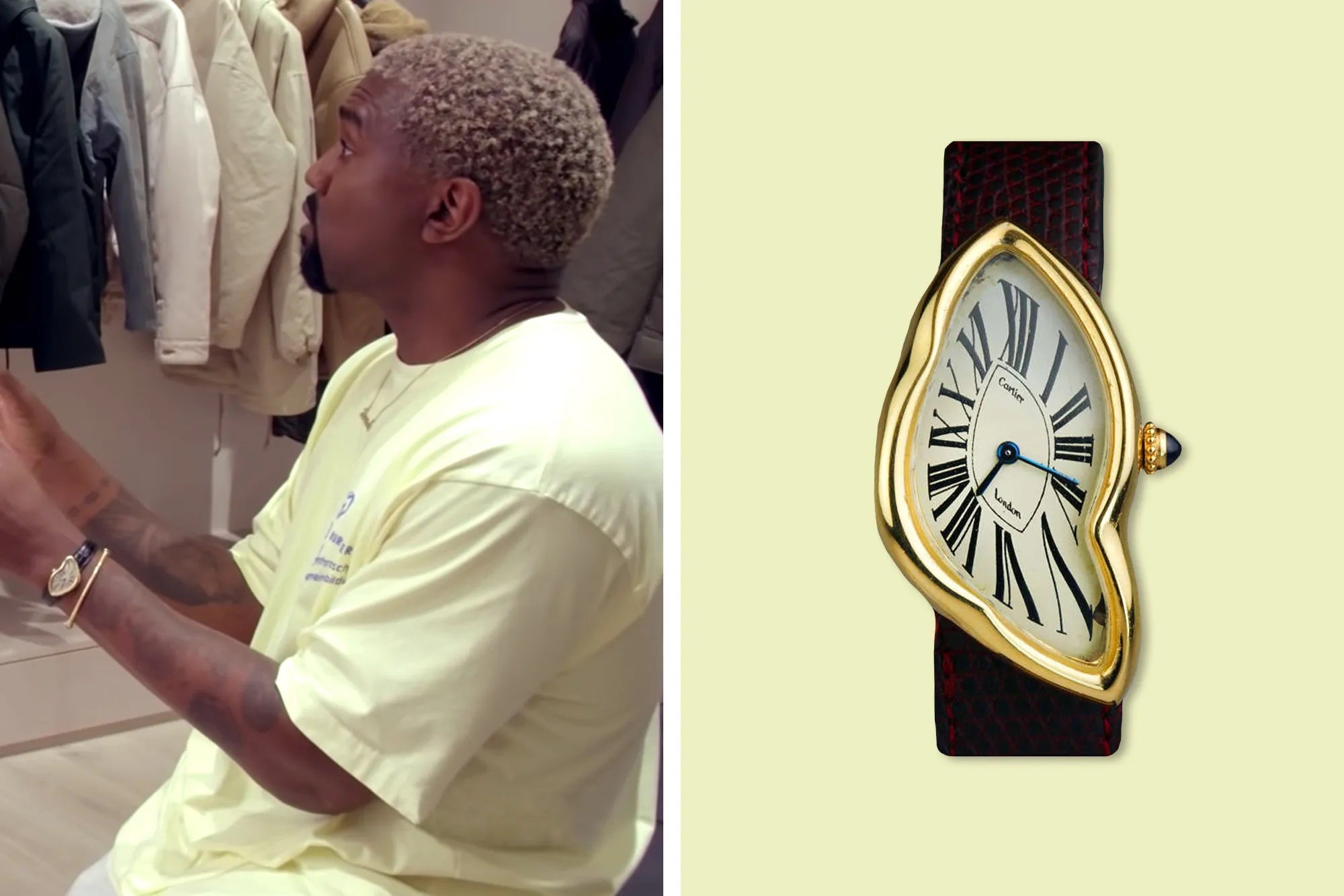 Kanye West and Cartier's Clash Watch