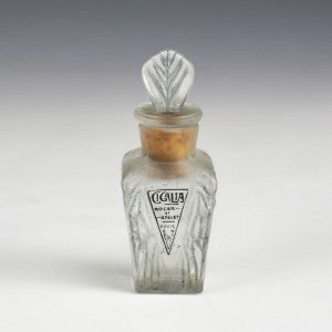 ルネラリック Rene Lalique １９２０年製　Ci Galia ミニアートグラス　香水瓶
