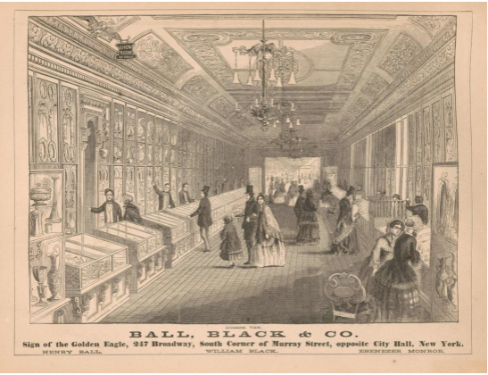 1852年ボール・ブラック社ブランドショップ
