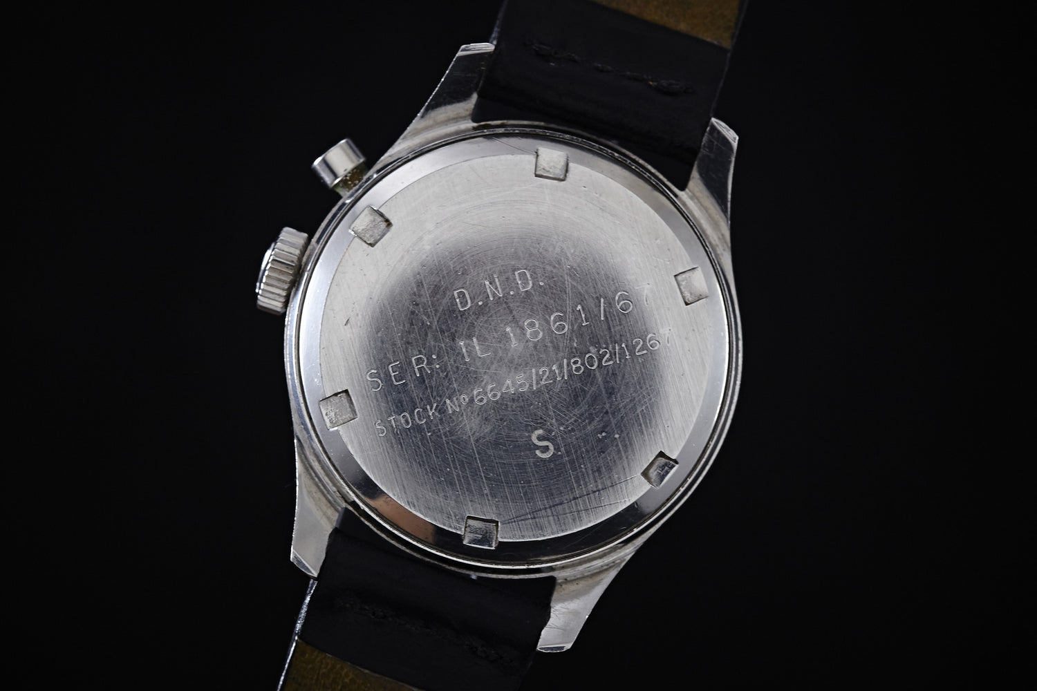 DND (Canadian Department of National Defense) Breitling Vintage Chronograph Case Back (DND) Department of National Defense