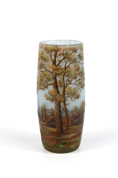 ドーム兄弟（ドームナンシー）秋景色のタンブター型花瓶