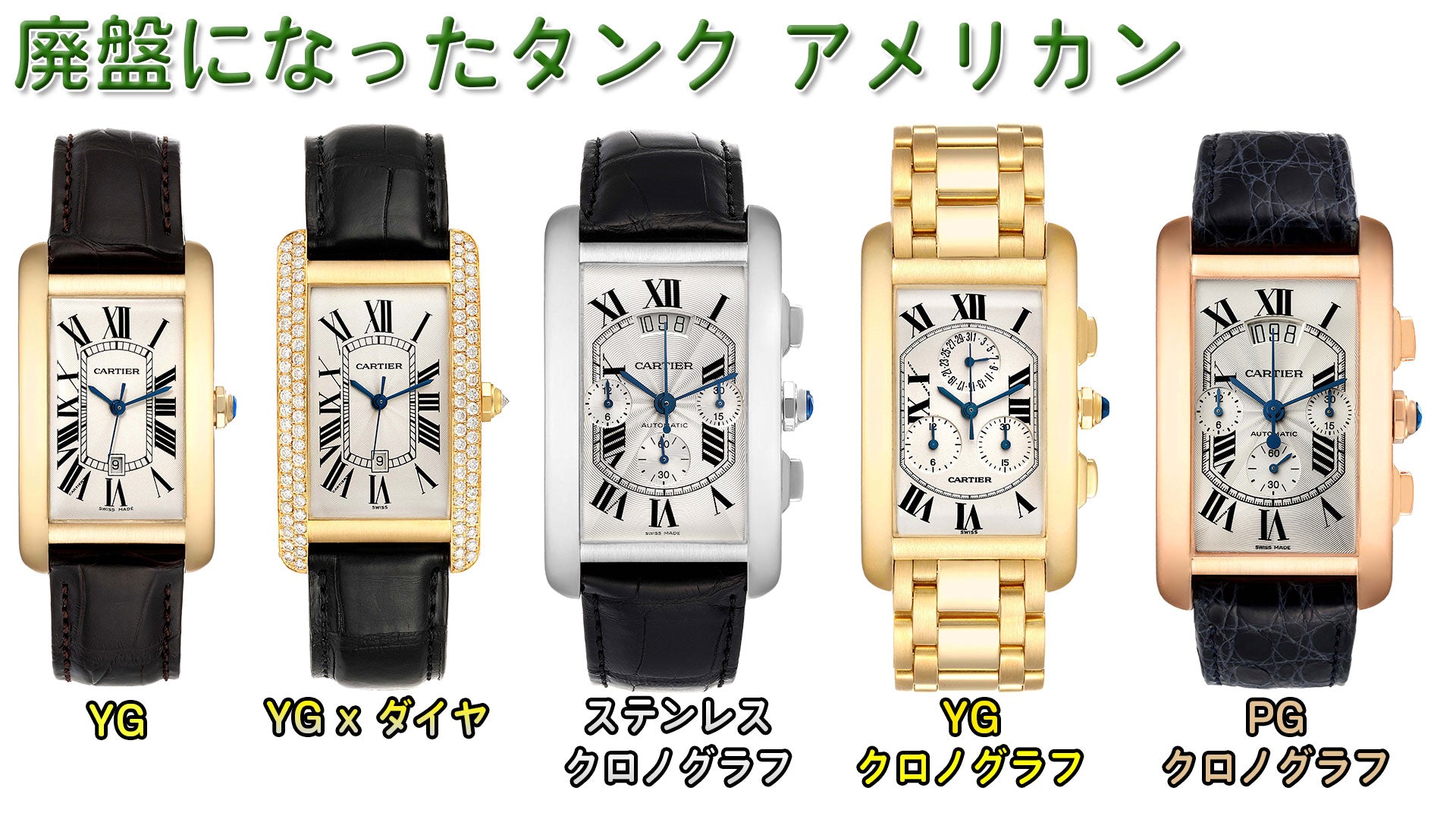 Cartier Watches: The discontinued Tank American Collection