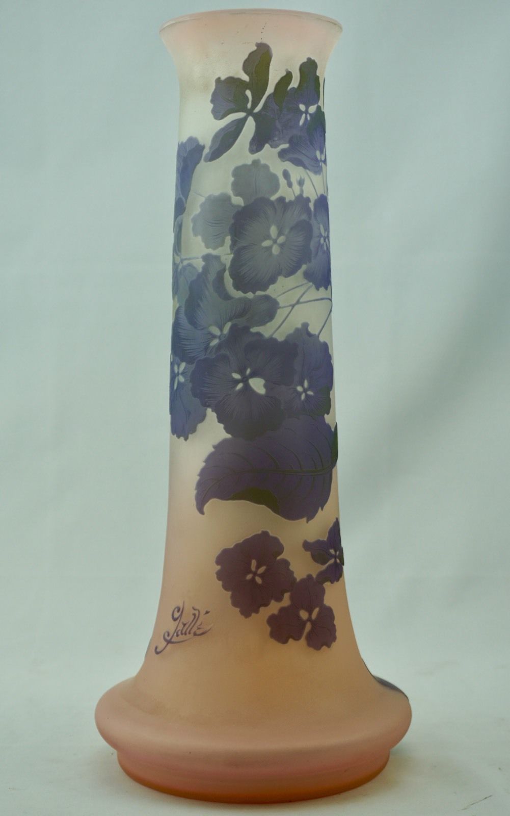 エミールガレ　植物シリーズ　紫陽花の花の花瓶