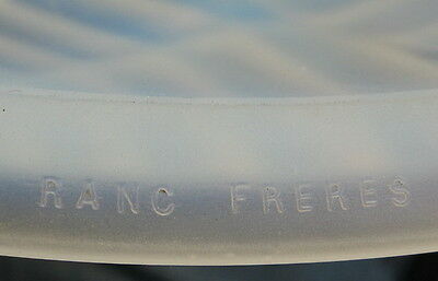 Chaｒles Ranc　オパールガラスシャンデリアのサイン