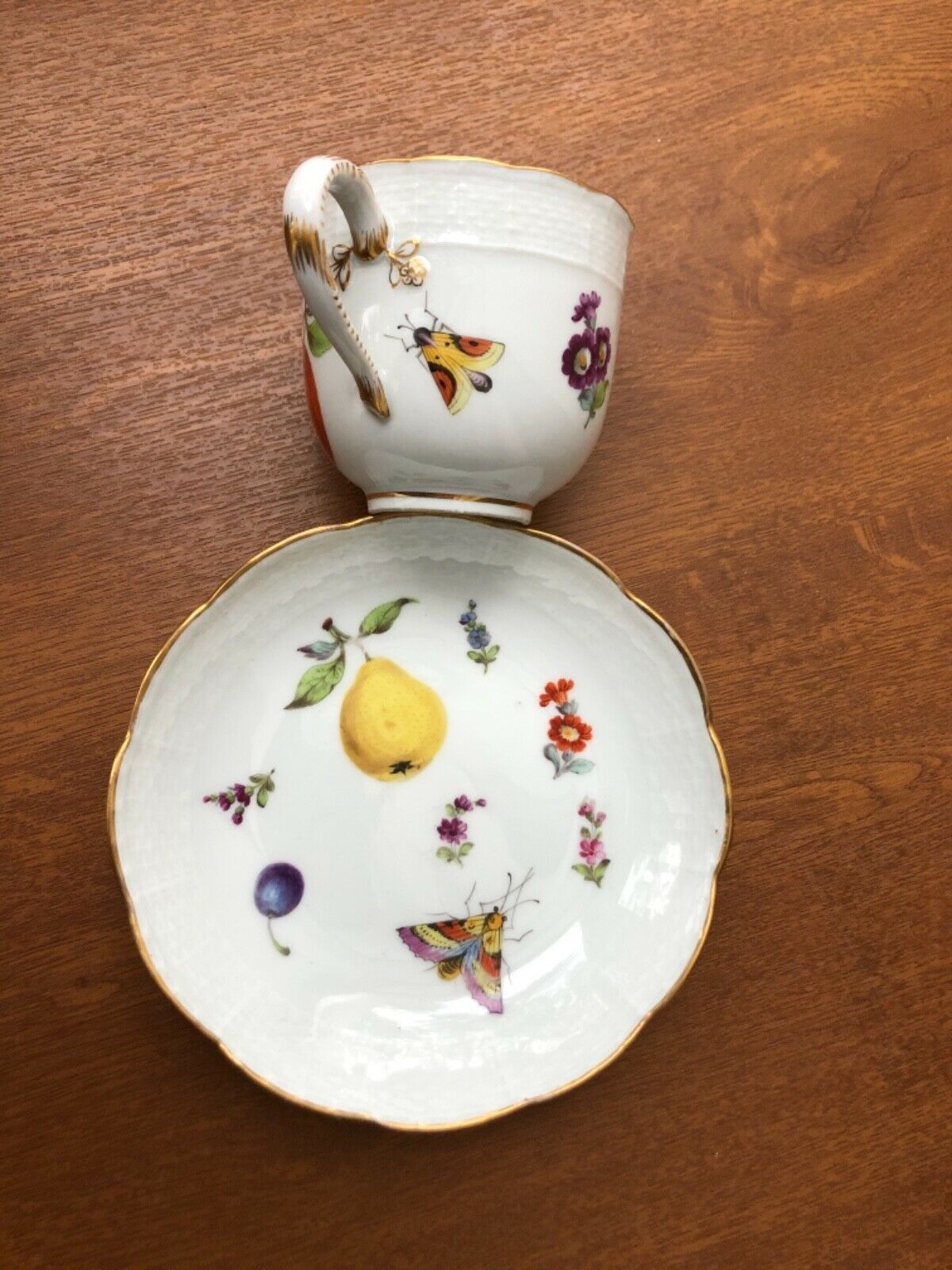 限定販売】 Old マイセン 豪華 TEA BOWL SAUCER = 博物館級貴重品