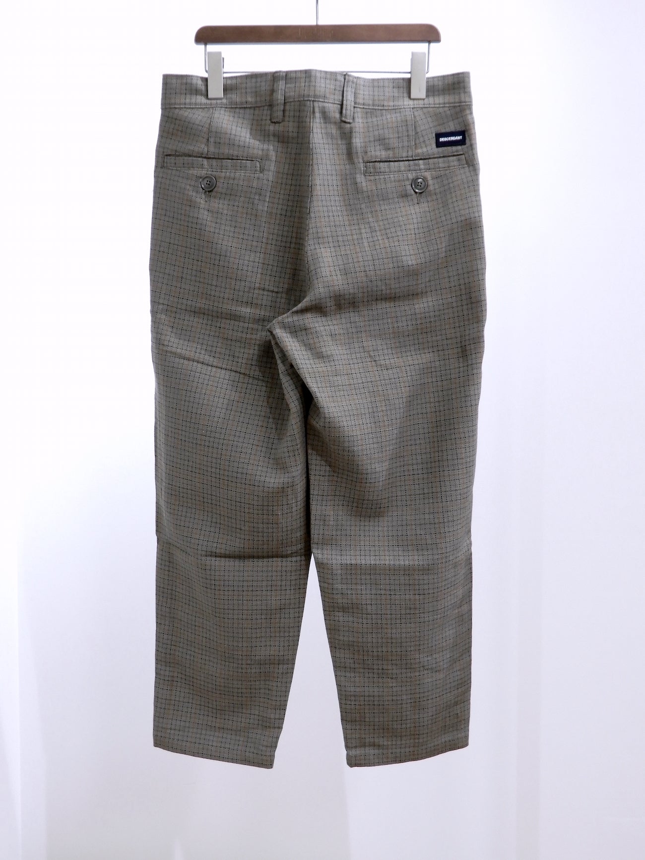 descendant 21FW DC-3 CHECK TROUSERS サイズ3 | www.tspea.org