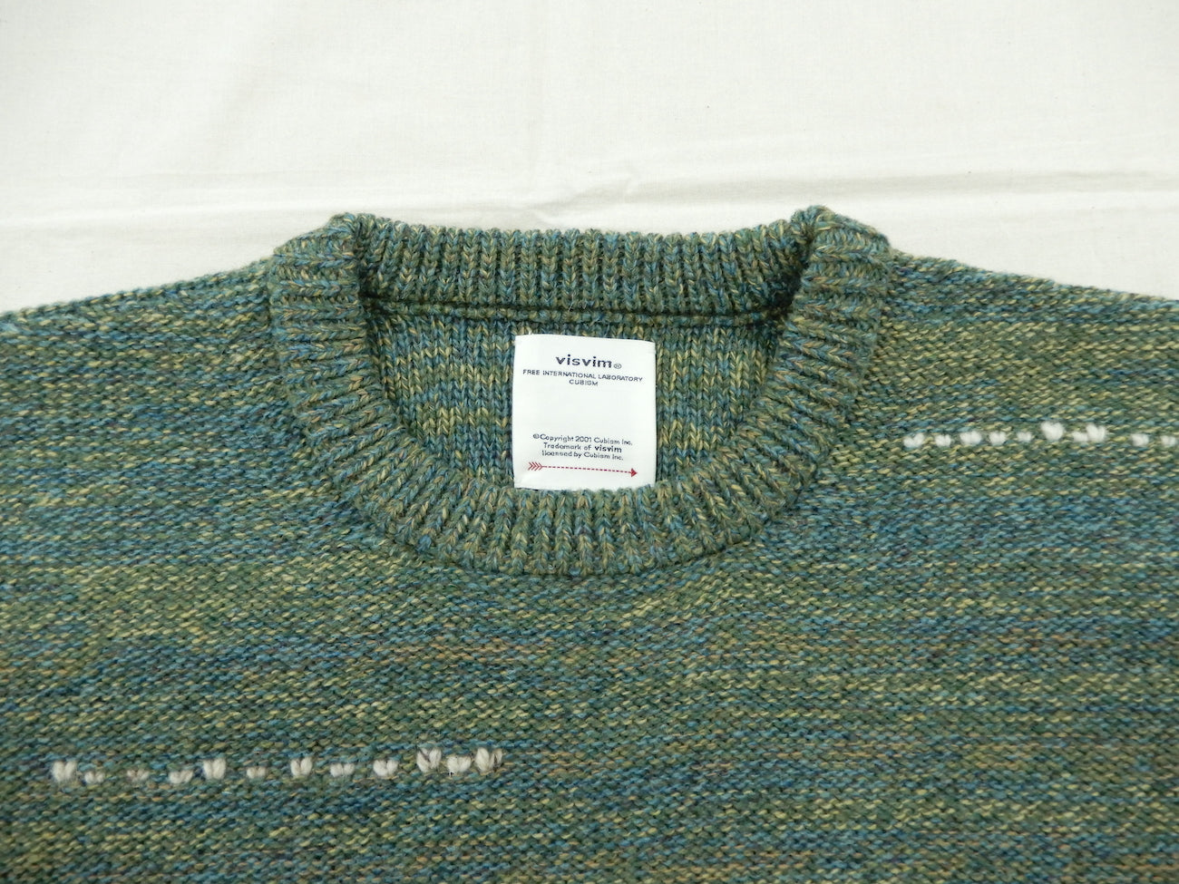 Visvim AMPLUS KNIT L/S GRADIENT GREEN トップス ニット/セーター