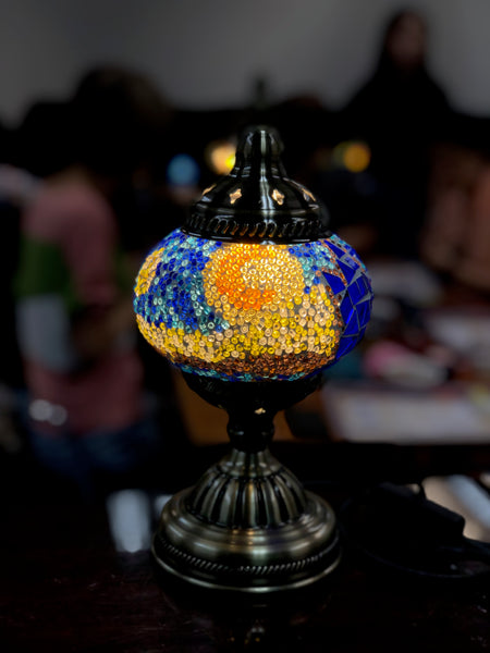 sunset, mosaic art studio,  土耳其馬賽克燈工作坊 |  團建活動 ｜ 生日派對  ｜ 土耳其燈 ｜ Turkish Mosaic Lamp workshop | Group Workshops | Birthday Parties | Team Building Events | Programs for Kids