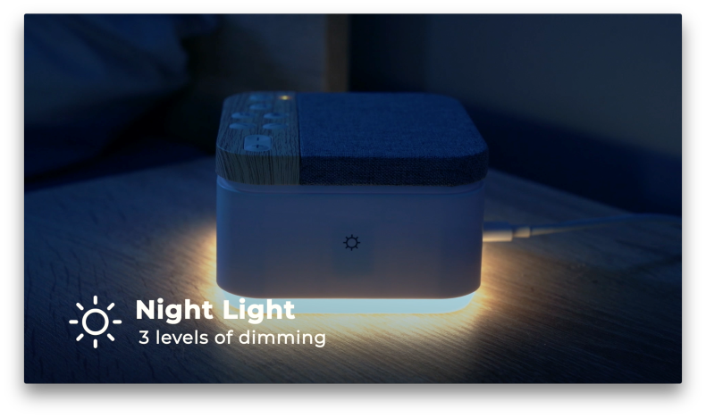 MAMA730 Amoovars Zzz Sol 輕巧便攜自然情景音箱 搭配 舒眠氛圍燈  冥想 · 助眠 · 解壓 · 淨化內心 Amoovars Zizzz Sol: Your Soothing Night Light & Sleep Sound Machine