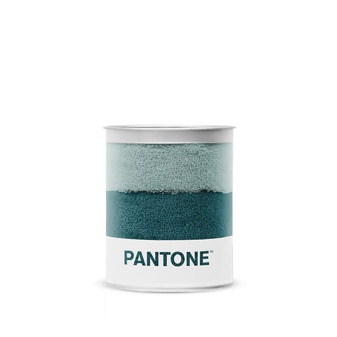 PANTONE Funmix Collection 優質純棉拼色方巾 - 深綠/淺綠 RE01W
