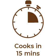 figure of cooks in 15 mins