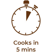 figure of cooks in 5 mins