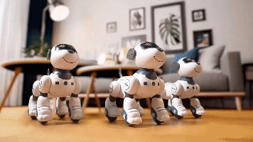 Touch-sense Music Song Robots Dogs for Children's Toys