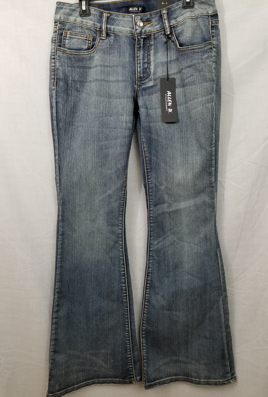 Women's Nicole Miller Designer Sutton Place High Rise Flare Jean