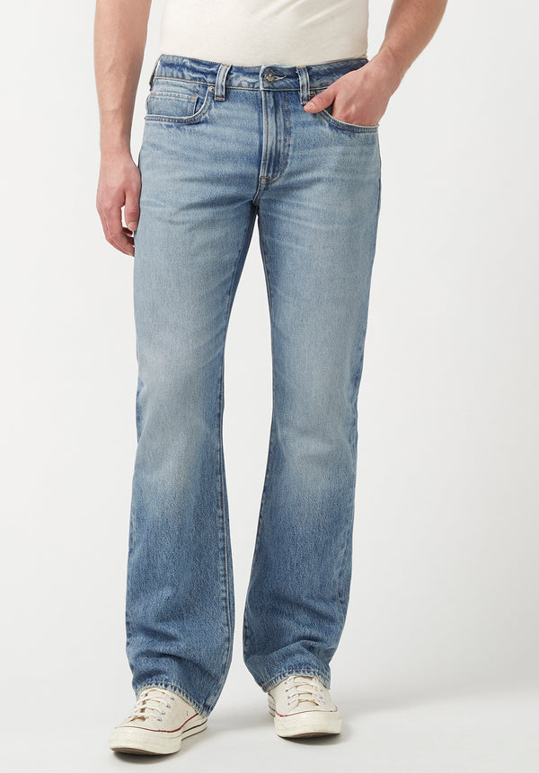 Men's Relaxed Fit Bootcut Jean with Stretch