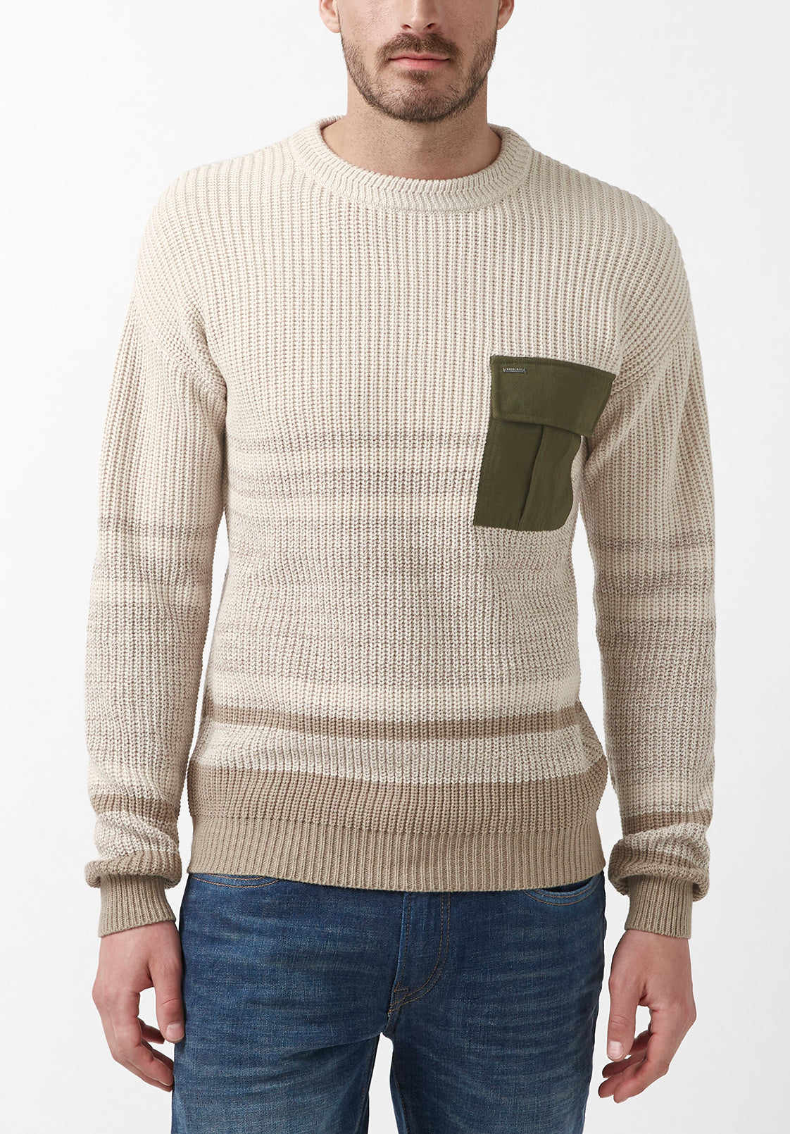 Walima Men’s Sweater in Beige - BM24058