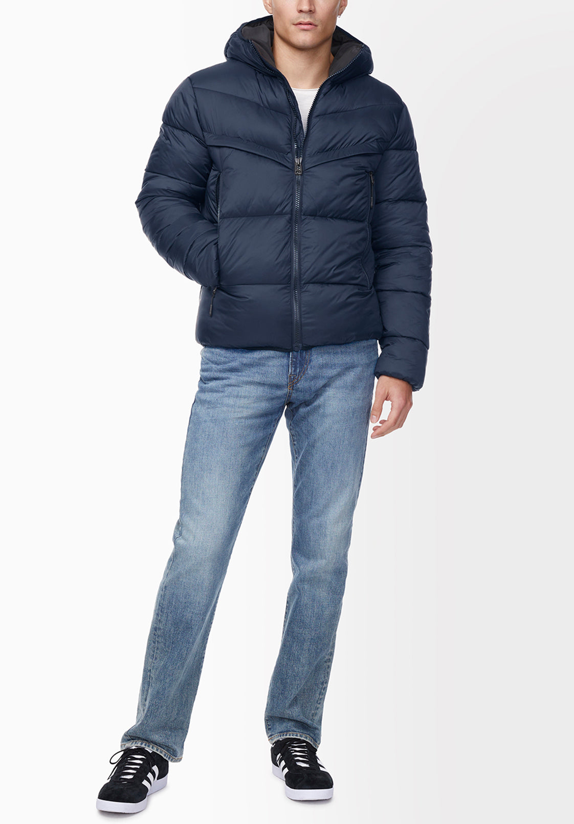 Jerome Navy Men's Puffer Jacket - OBMEF006