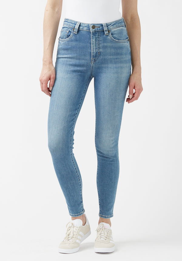 Spring Summer High Waist Slim Skinny Jeans (Color:Black Size:30), snatcher
