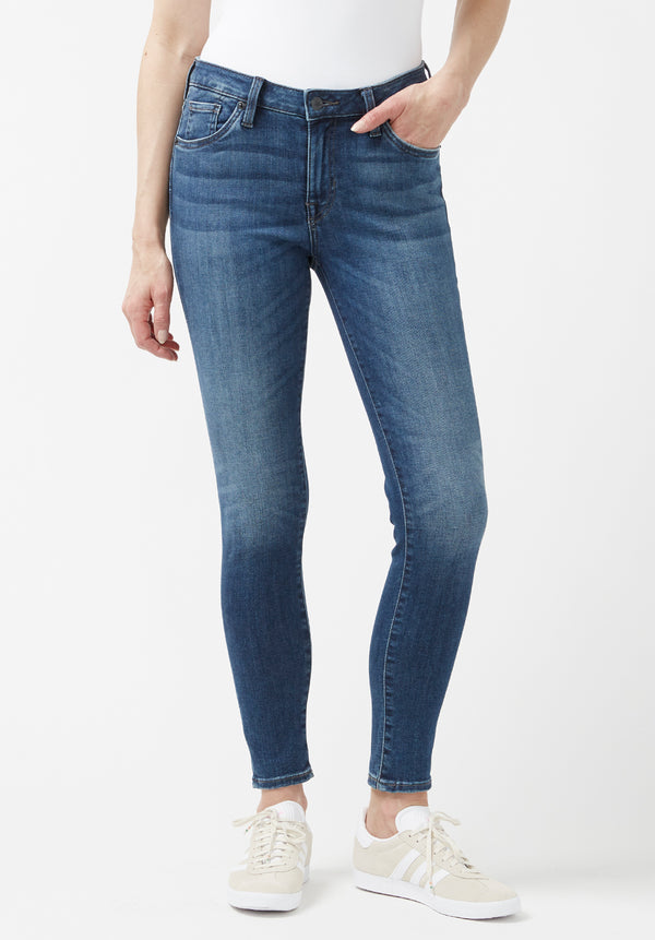 Indigo - New High Rise (Sky Rise) Skinny Jeans – Workshop & Flock Boutique  - Ottawa