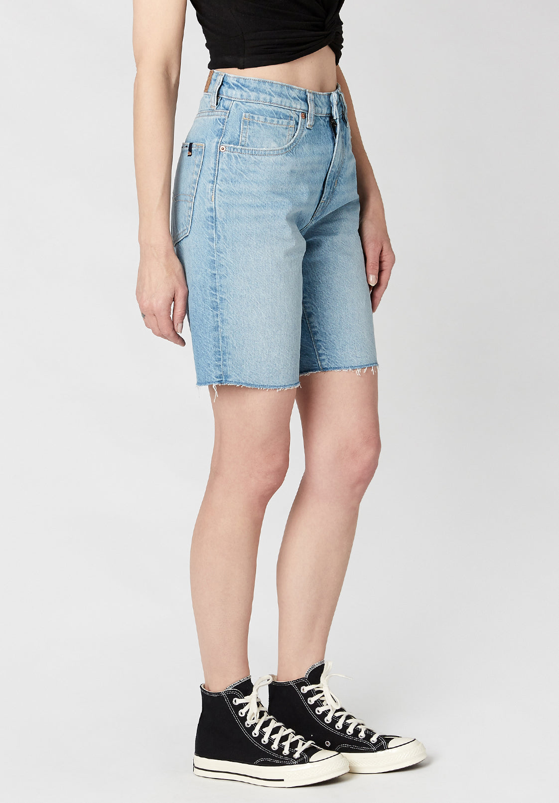 Maggie Sanded Mom Shorts - BL15812