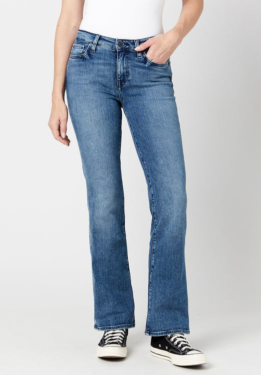 Ava High Rise Bootcut Jeans-Timeless Blue – Life's Little